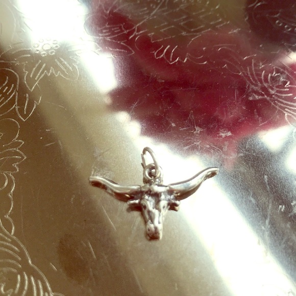 925 sterling silver Jewelry - 925 sterling silver Longhorn Charm